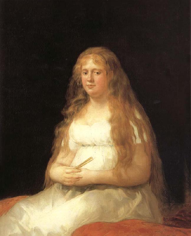 Francisco Goya Josefa Castilla Portugal de Garcini y Wanabrok France oil painting art